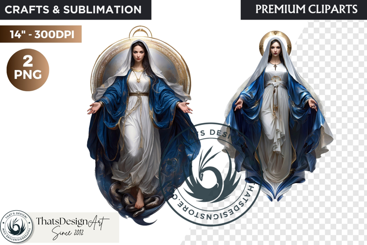 Virgin Mary Clipart PNG, Mother with Jesus Christian graphic