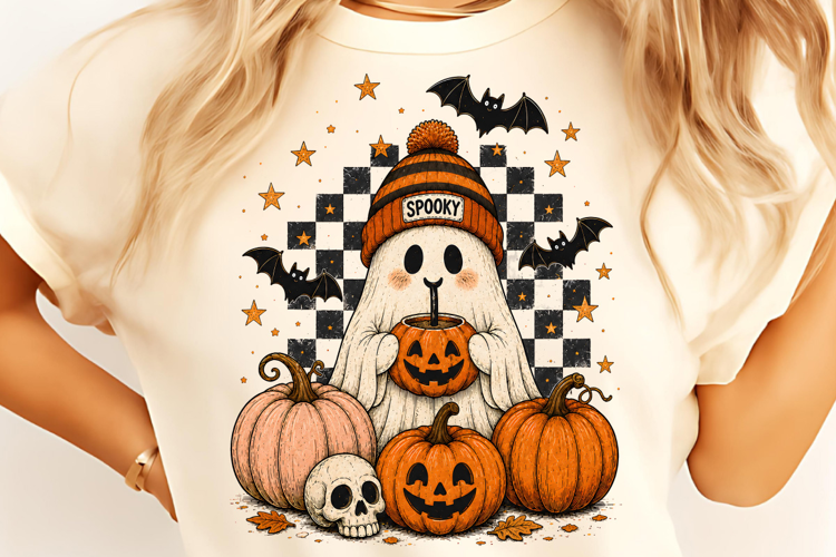 Halloween Ghost Sublimation, Funny Halloween PNG, Boo PNG