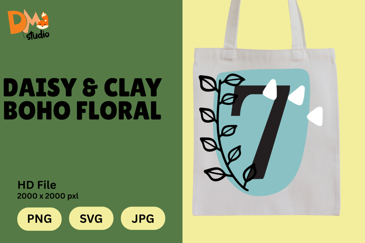 Floral Letter Svg Image 13