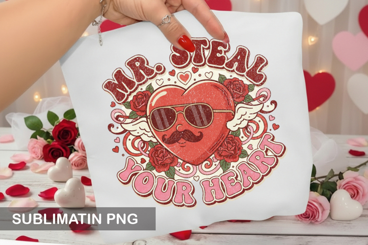 Mr. steal your - Valentine Sublimation PNG Design