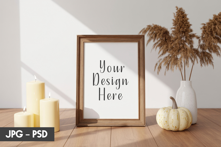 Candle Mockup Image 14