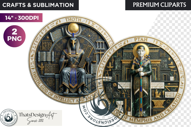 Ancient Egyptian Gods Pantheon Mythology Graphics cliparts