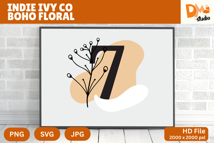 Floral Monogram Letter Svg Image 3