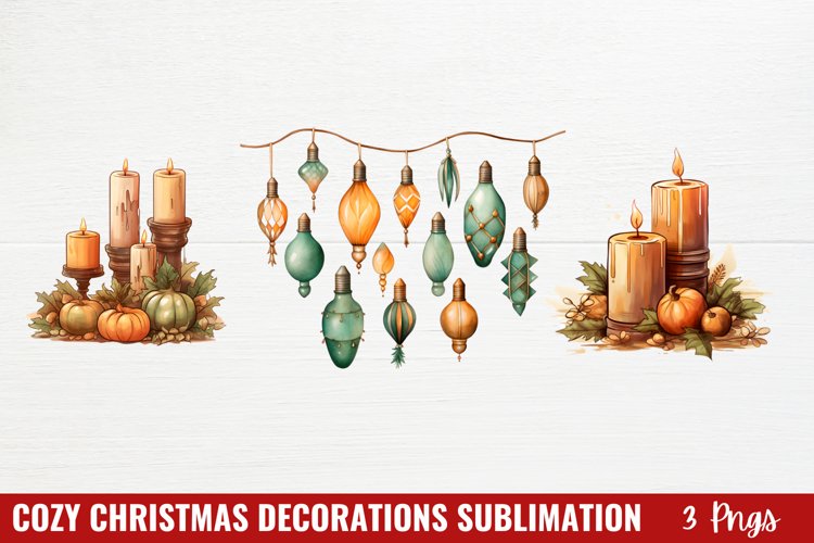 Christmas Watercolor Clipart