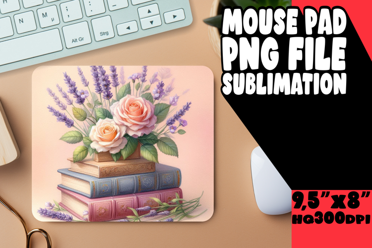 Whimsical Mouse Mat Sublimation, Books