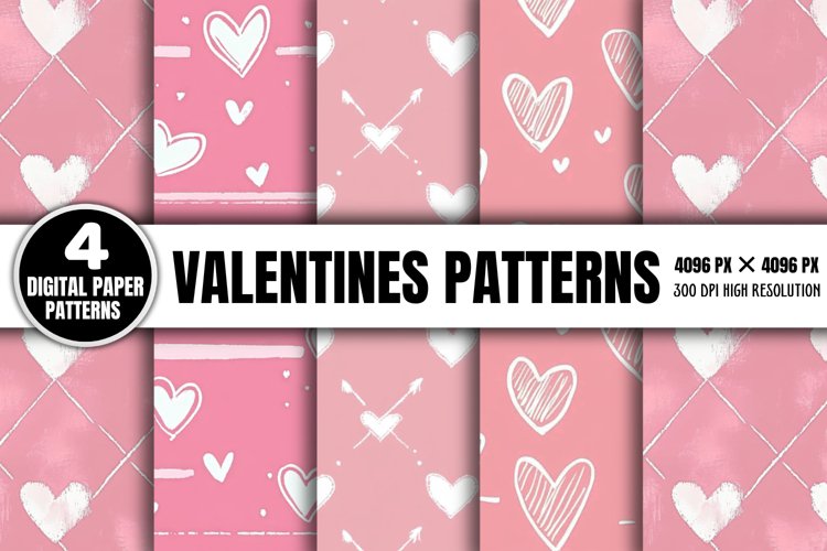 Pink Heart Background Image 16