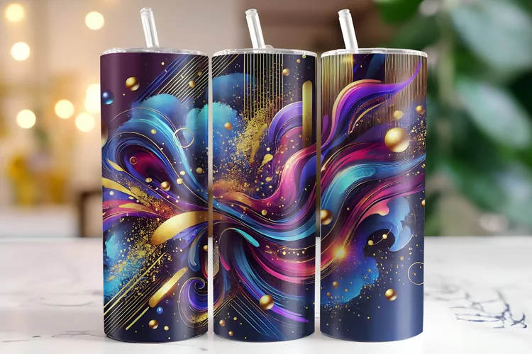 Abstract Tumbler Wrap | Sublimation | Tumblers