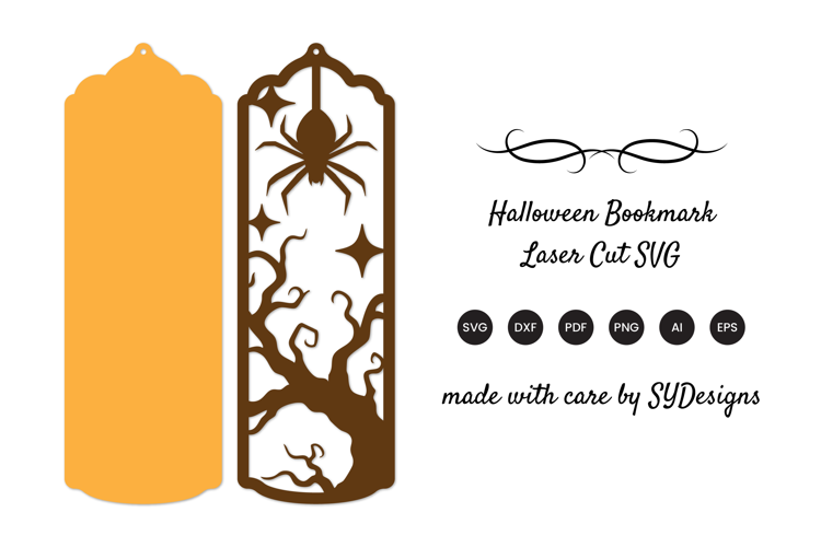 Halloween Bookmark Laser Cut SVG