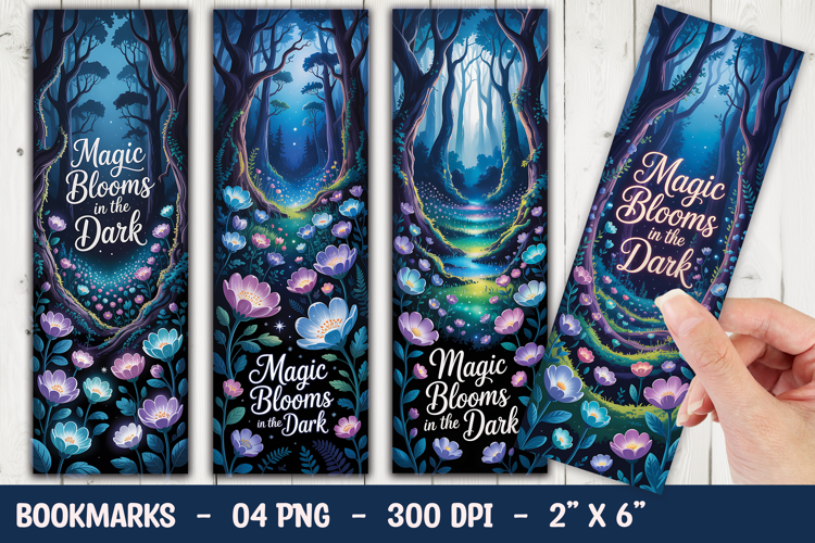 Mystic Flowers Bookmark Sublimation