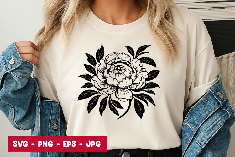 Peony Clipart Image 6
