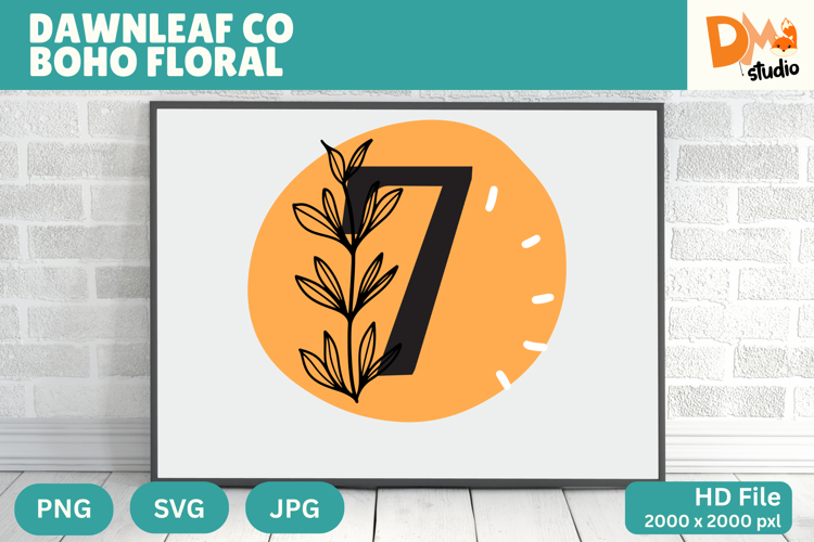 Floral Monogram Letter Svg Image 2