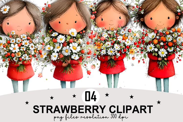 Cartoon Strawberry Clipart  Image 7