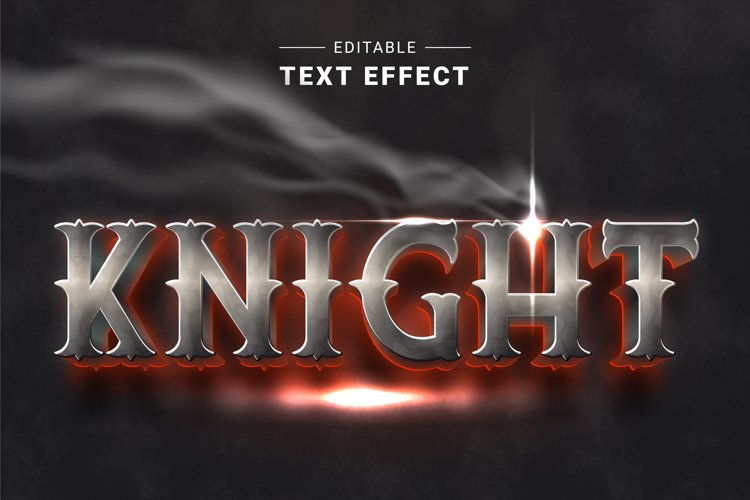 Editable Text Effect for Illustrator. Vector Graphic styles example image 1