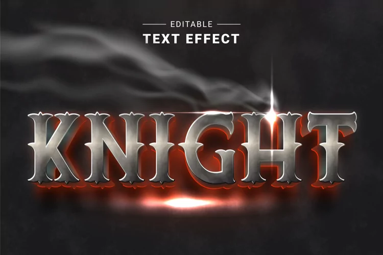 Editable Text Effect for Illustrator. Vector Graphic styles