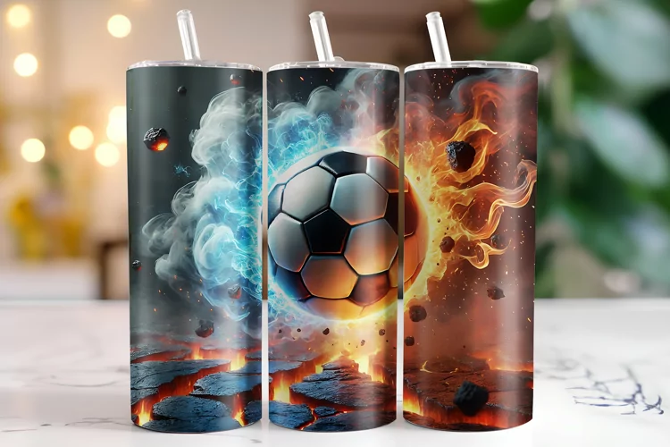 Football Tumbler Wrap | Sublimation | Tumblers