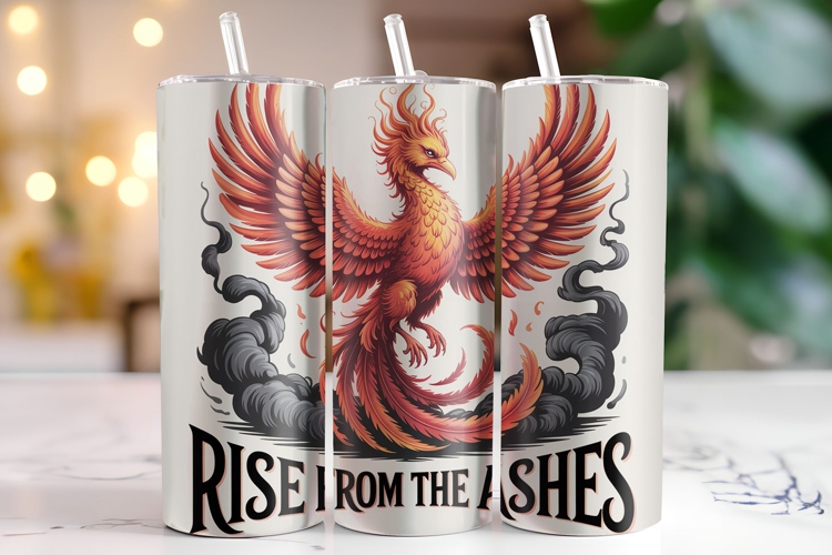 Rise from the ashes Tumbler Wrap | Sublimation | Tumblers
