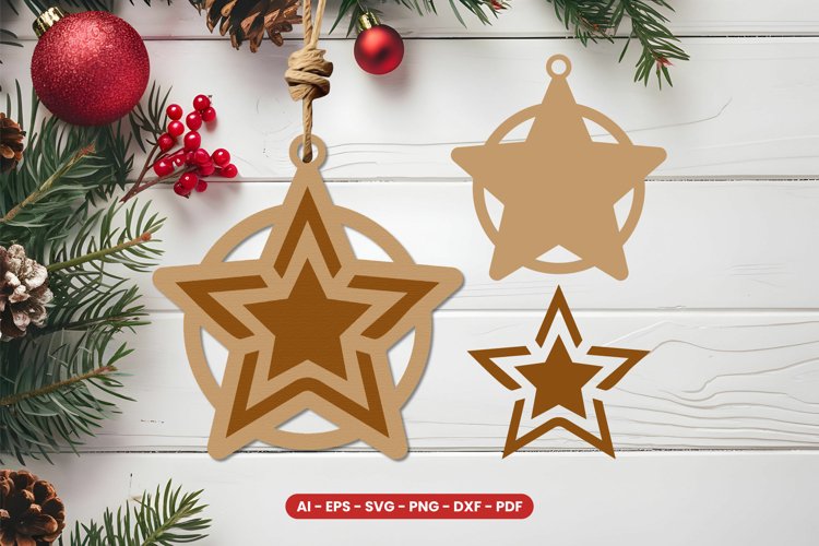 Christmas Ornament Laser Cut