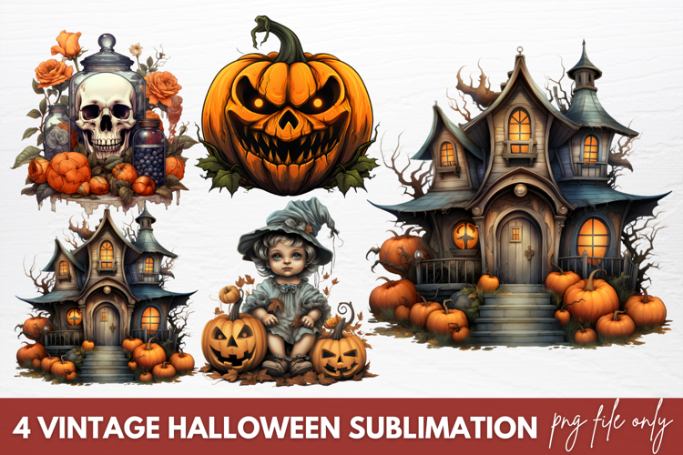 Vintage Halloween Clipart Image 19