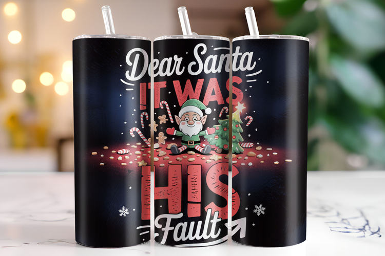 Christmas Tumbler Wrap Image 2