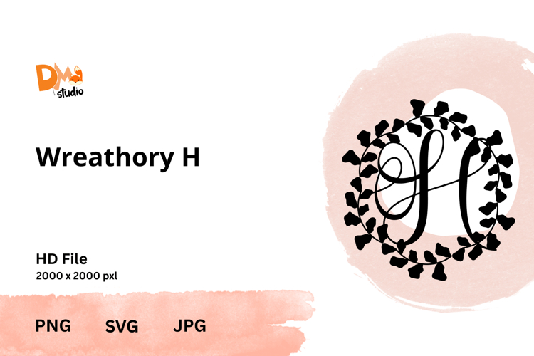 Wreath Monogram SVGs Image 14