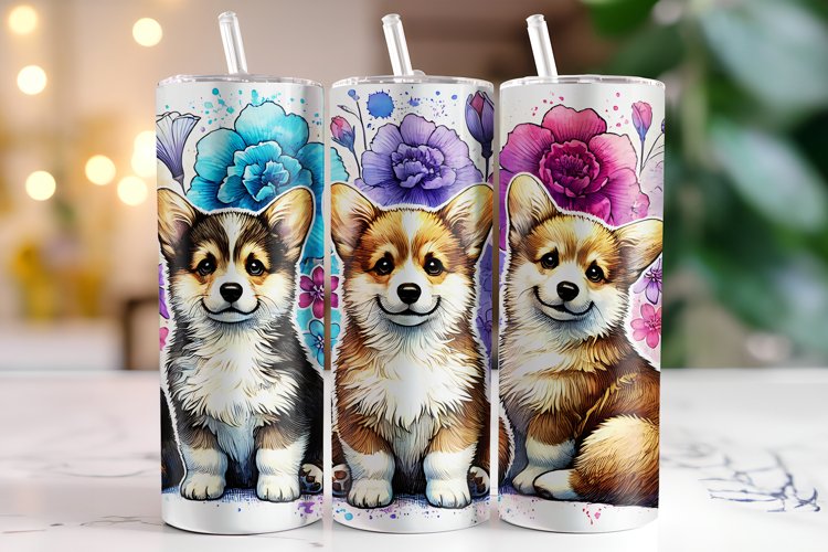 Dogs Tumbler Wrap | Sublimation | Tumblers