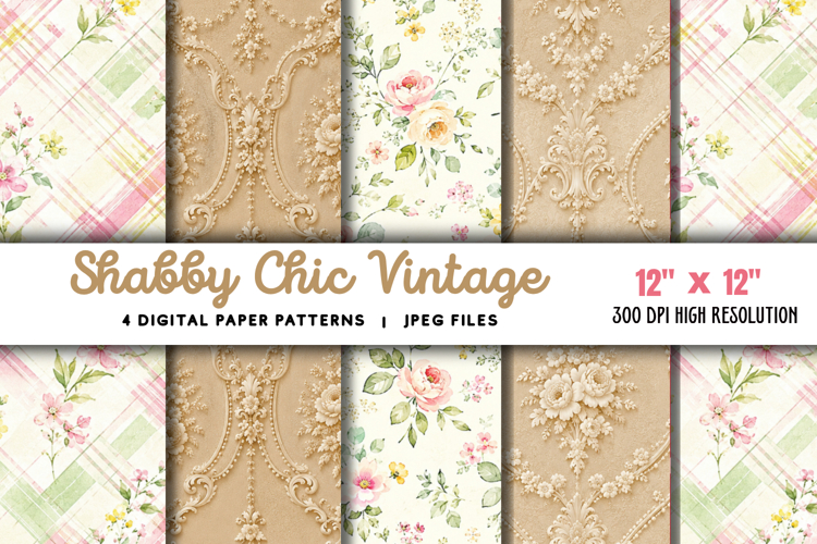 Shabby Chic Vintage Bridal White JPG