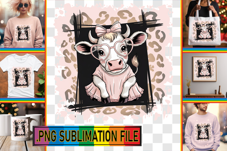 Cow Sublimation Designs Image 19