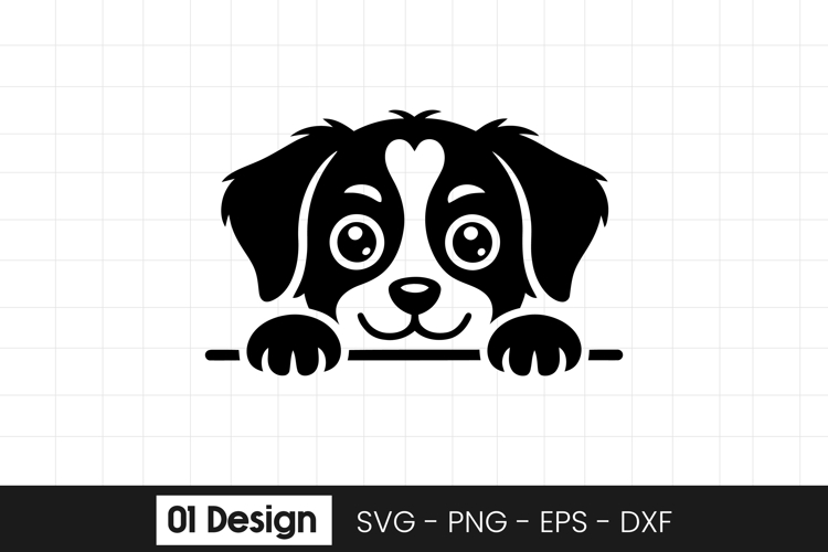 Dog Head Silhouette Image 4