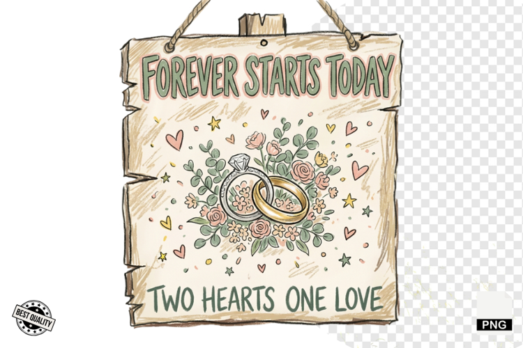 Wedding Day Sign PNG
