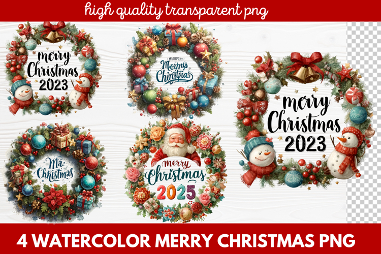 Christmas Watercolor Clipart Image 17