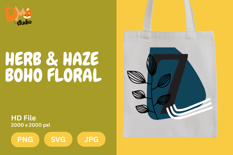 Boho Floral Svg Image 11