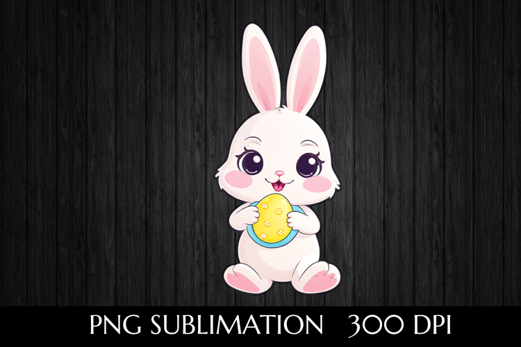 Cute Easter Bunny Clipart Image 24