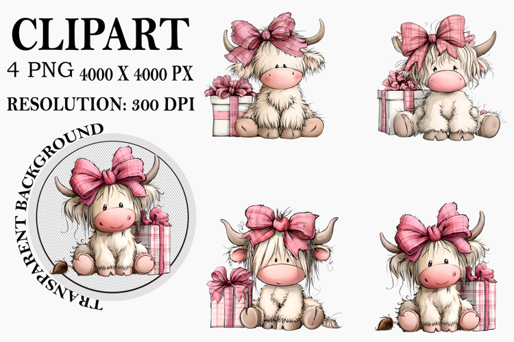 Highland Cow Clipart Image 7