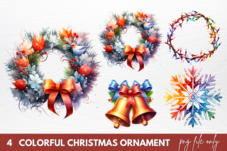 Christmas Ornaments Clipart Image 20
