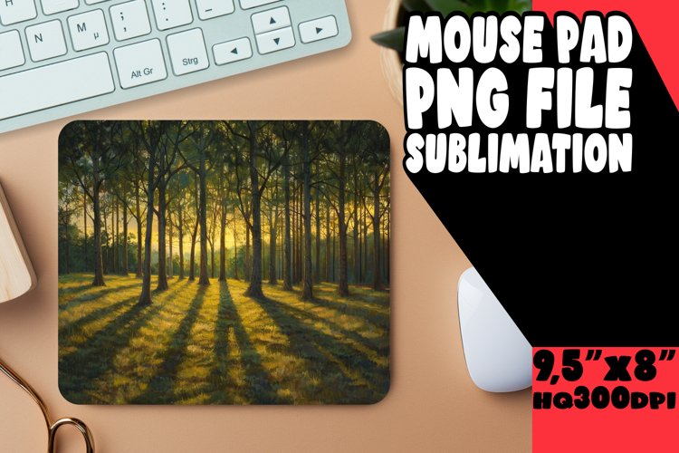 Picturesque Landscape Mouse Pad Design example image 1