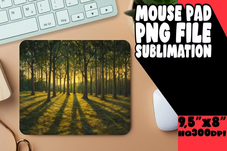 Picturesque Landscape Mouse Pad Design