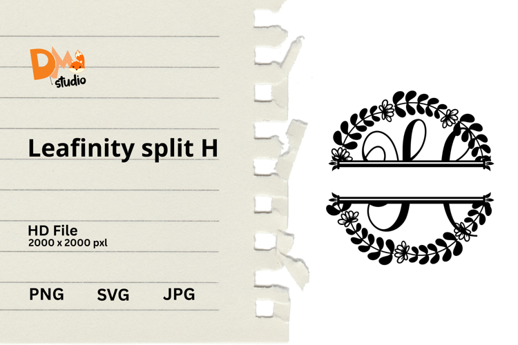 Floral Monogram Letter Svg Image 13