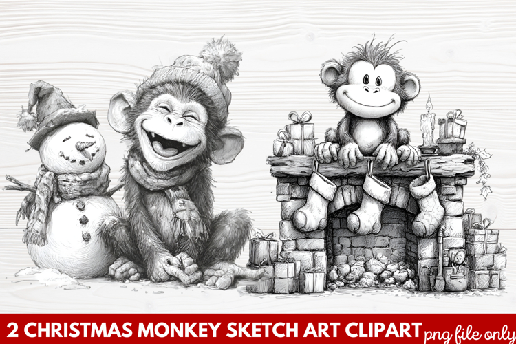 Vintage Christmas Clipart Image 19