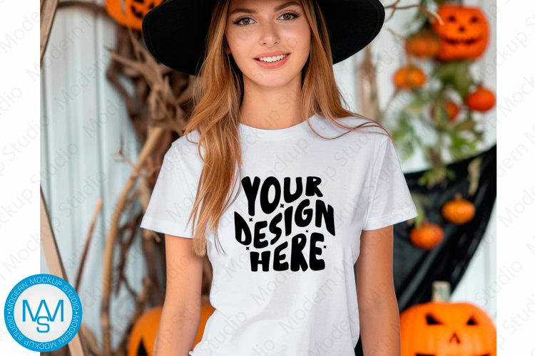 White Tshirt Mockup Image 2