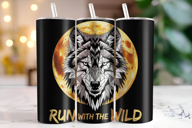 Run with the wild Tumbler Wrap | Sublimation | Tumblers