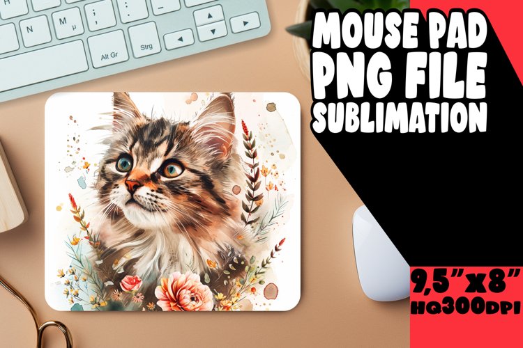 Laugh-Out-Loud Cat Mousepad example image 1