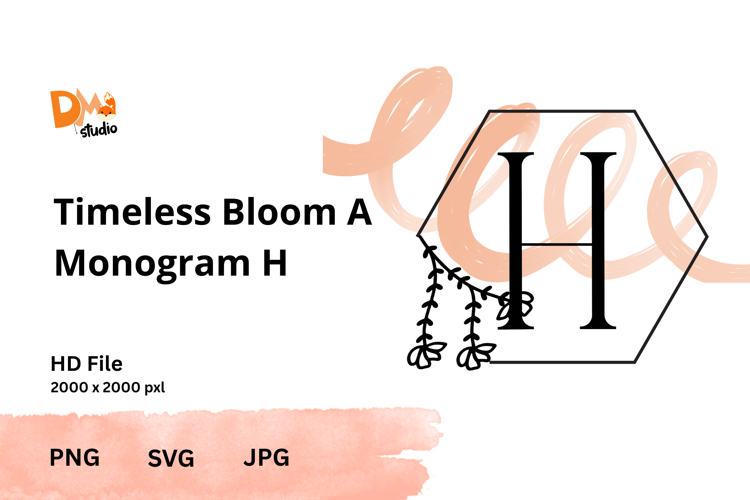 Timeless Bloom Monogram (6106016)
