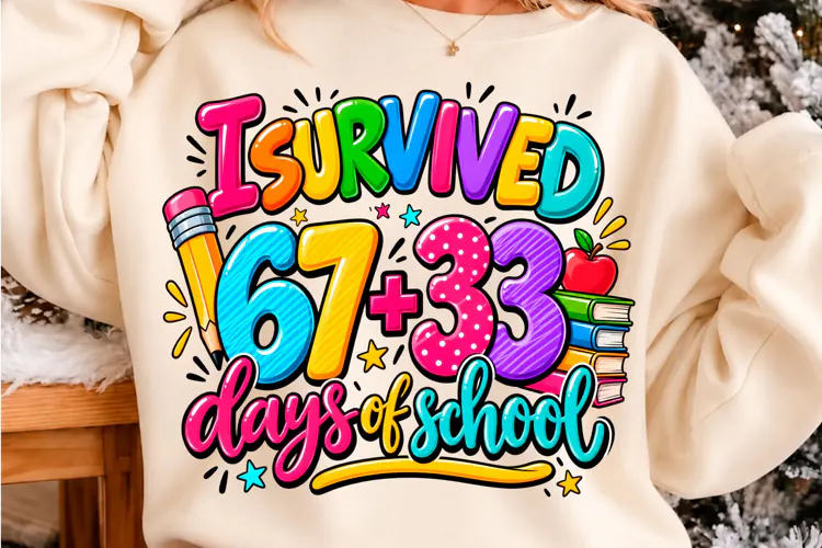 I Survived 6733 Days of School PNG
