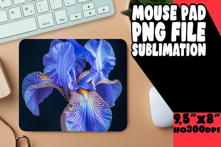 Spring Blooms 3D Sublimation Mouse Pad