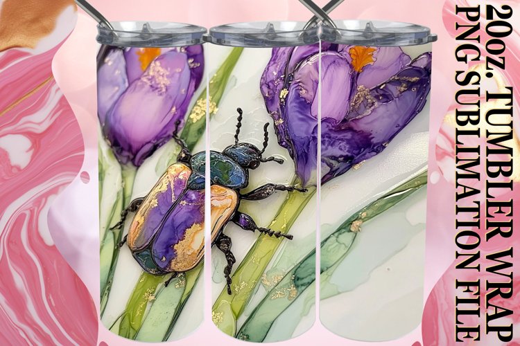 WHIMSICAL ESCAPES 20oz TUMBLER WRAP, Animals