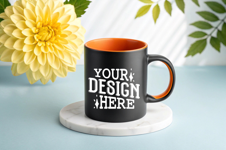 Coffee Mug Mockups, Spring Mug Mockup, Styled Stock Mockup