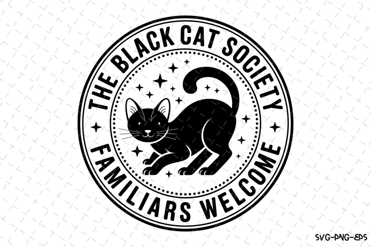 Halloween Black Cat Svg Image 23