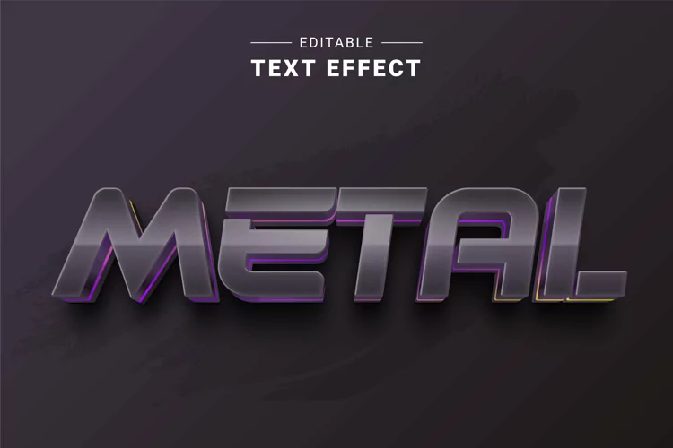 Editable Text Effect for Illustrator. Vector Graphic styles