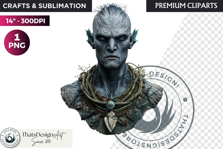 Mystic Mage Portrait Fantasy Sorcerer & Wizard PNG Clipart