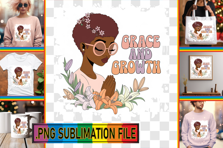 Fun TSHIRT Art Ideas PNG, Praying Woman